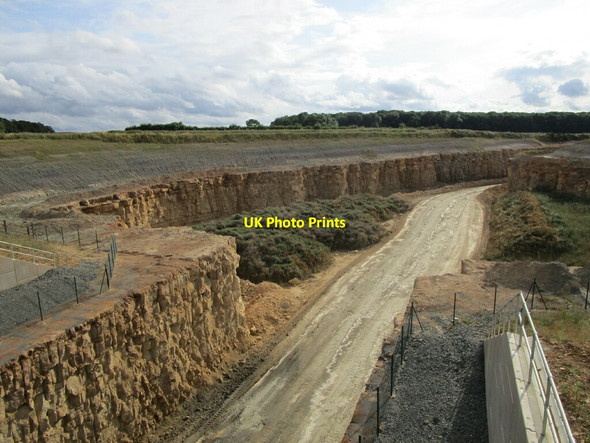 Photo 6"x4" Quarry extension near Ketton Ketton c2021