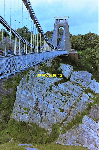 Photo 6"x4" Clifton suspension bridge (2) Clifton\/ST5673 c1985