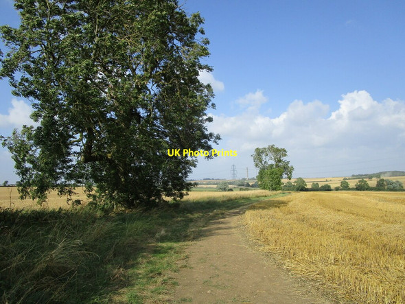 Photo 6"x4" Bridleway near Lodge Farm Papley c2021