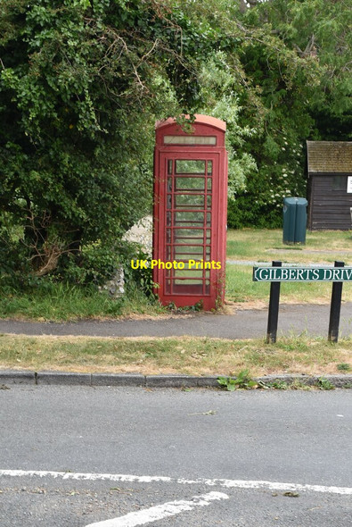 Photo 6"x4" Telephone Box Birling Gap c2020