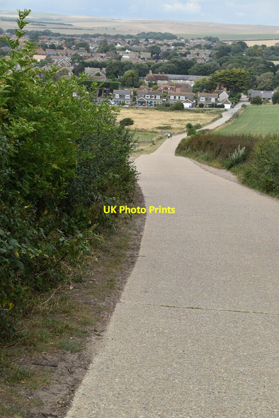 Photo 6"x4" Bridleway to Chyngton Farm Seaford c2020