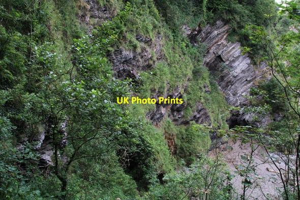 Photo 6"x4" Cliff Face, Broadsands Beach, near Ilfracombe Berrynarbor c2021