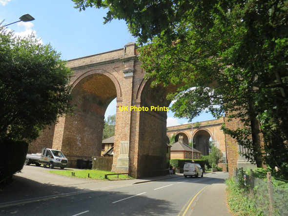 Photo 6"x4" Arches over Surrey Road, Branksome, near Poole Bournemouth c2021