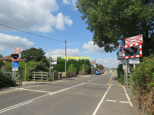 Photo 6"x4" Level crossing at Hamworthy, near Poole Poole\/SZ0191 c2021
