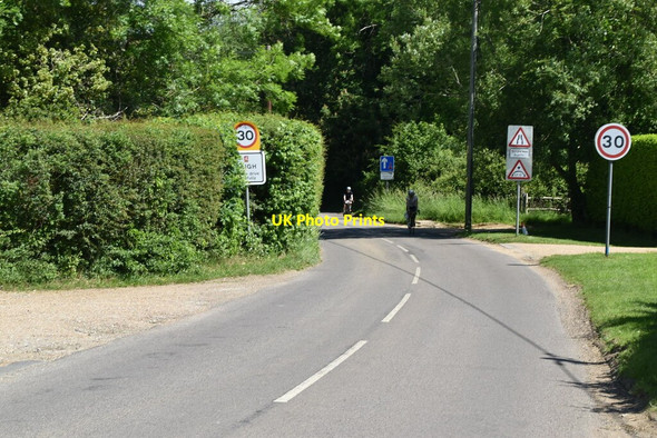 Photo 6"x4" Entering Leigh Cinder Hill\/TQ5346 c2021
