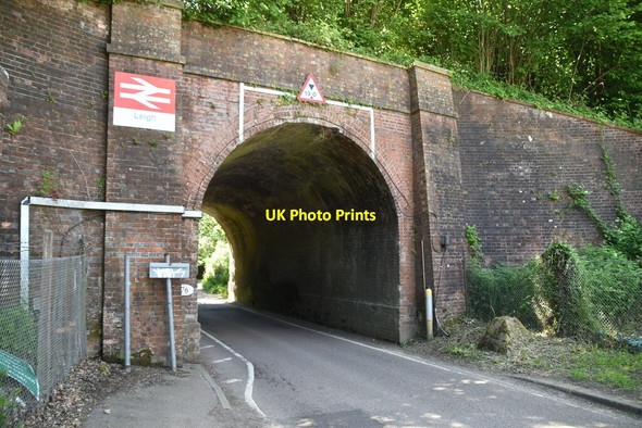 Photo 6"x4" Railway bridge Cinder Hill\/TQ5346 c2021