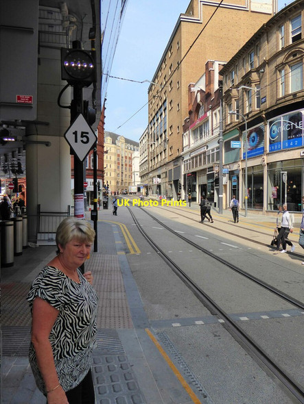 Photo 6"x4" Tramway in Stephenson Street, Birmingham Lee Bank c2016