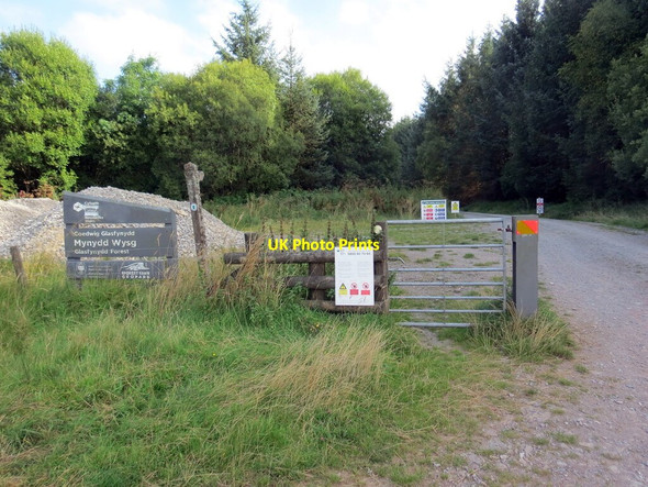 Photo 6"x4" Llwybr ceffyl Mynydd Wysg \/ Mynydd Wysg bridleway Cwmwysg c2021
