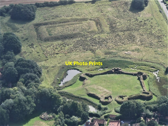 Photo 6"x4" Bolingbroke Castle: aerial 2021 (6) Old Bolingbroke c2021