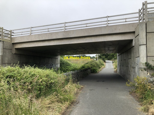 Photo 6"x4" Path under the A5153 Holyhead\/Caergybi c2021