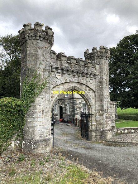 Photo 6"x4" Arched Entrance to Rhiwlas Estate Bala\/Y Bala c2021