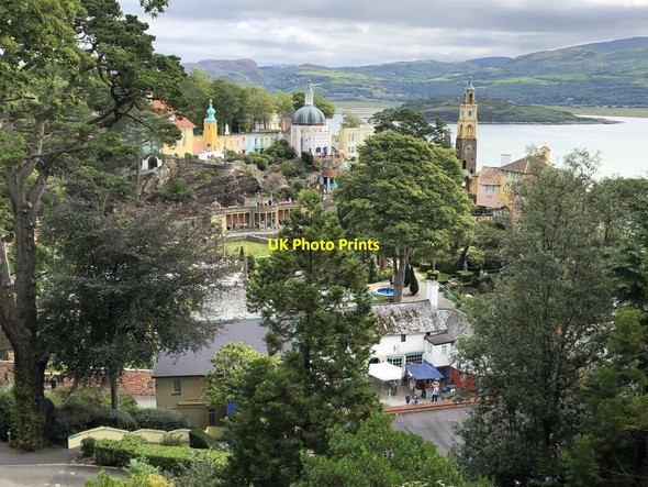 Photo 6"x4" View Across Portmeirion Porthmadog c2021