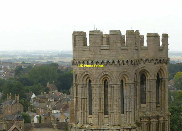 Photo 6"x4" Turrets of the south-west transept, Ely Cathedral Ely\/TL5480 c2021