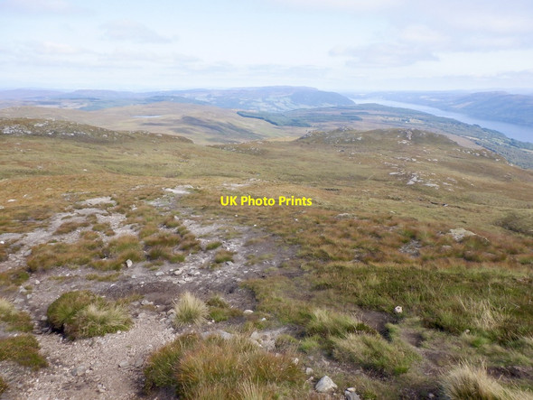 Photo 6"x4" Path on Meall Fuar-mhonaidh Alltsigh c2021
