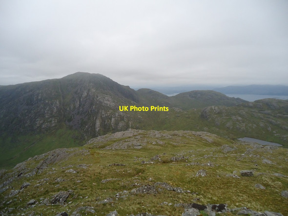 Photo 6"x4" The summit area of Mullach Li, Knoydart Mullach L\u00ec c2018
