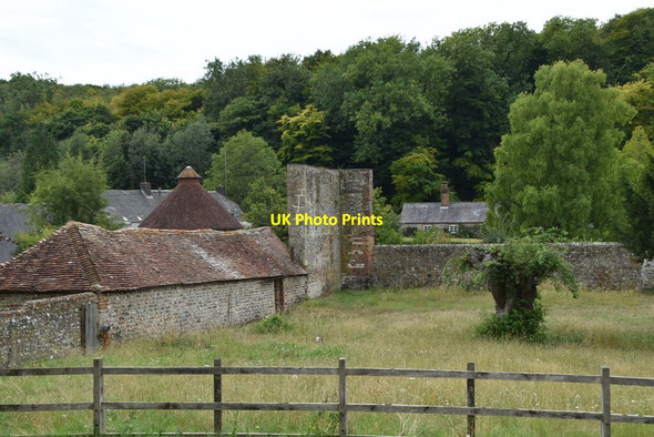Photo 6"x4" Ruins of Manor House, Westdean Westdean c2020
