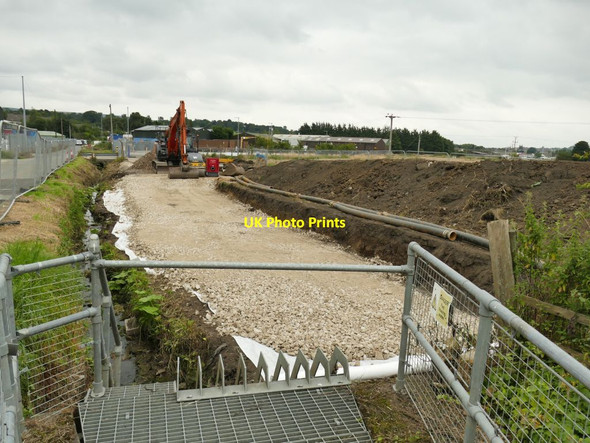 Photo 6"x4" Drainage work on Gallow Syke Skipton c2021