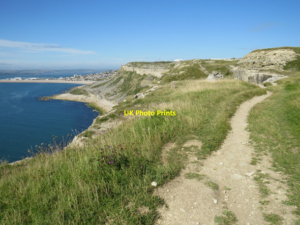 Photo 6"x4" South West Coast Path, Isle of Portland Fortuneswell c2021 P1