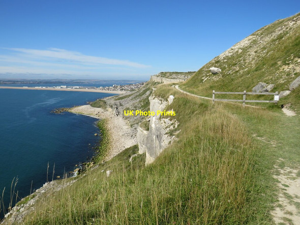 Photo 6"x4" South West Coast Path, Isle of Portland Fortuneswell c2021