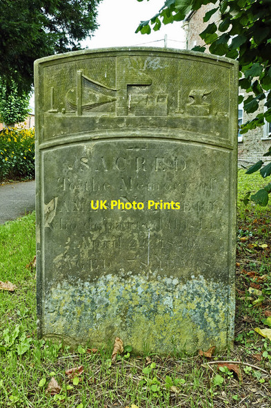 Photo 6"x4" A blacksmith's grave at Donington Donington\/TF2135 c2021