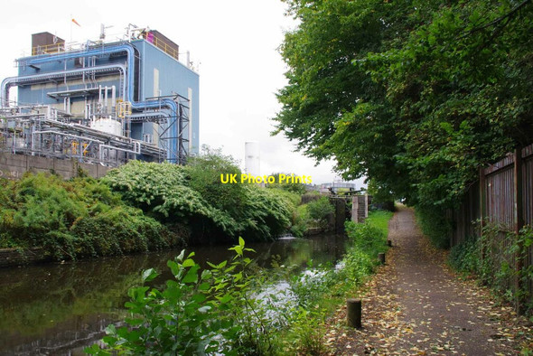 Photo 6"x4" Chemical Works and Ashton Canal Droylsden c2021