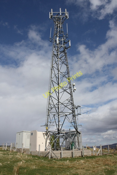 Photo 6"x4" Communications mast on Cnoc Lochy Tomintoul\/NJ1618 c2009