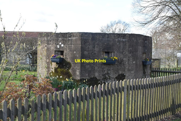 Photo 6"x4" Pillbox in garden of Old Avenues Pluckley c2021