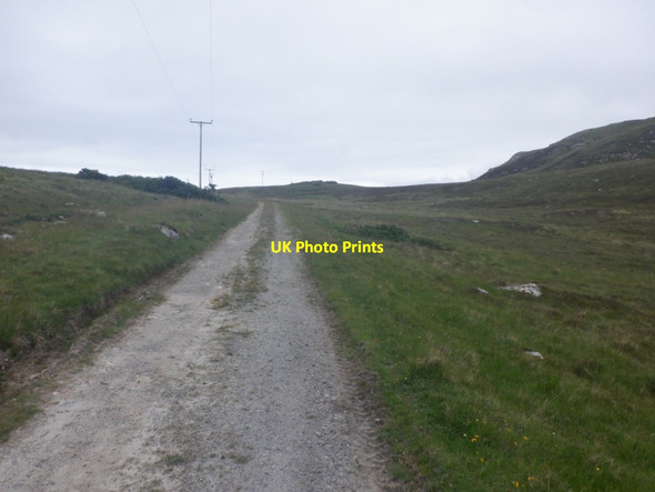 Photo 6"x4" Old road alignment, Heilam T\u00f2rr na Bithe c2021