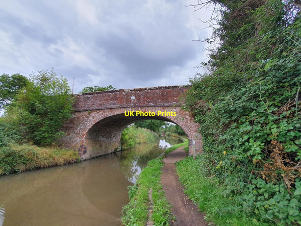 Photo 6"x4" Bridge 38 Worcester to Birmingham Canal Gallows Green\/SO9362 c2021