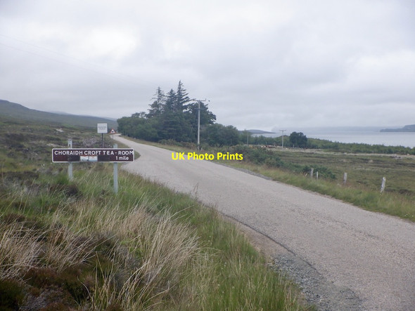 Photo 6"x4" A838 south of Laid Rubh' Ard Bhaideanach c2021