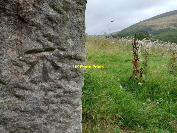 Photo 6"x4" Hazlewood, gatepost Deerstones c2021