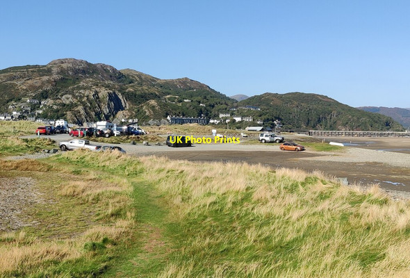 Photo 6"x4" Car park on the Fairbourne Spit Barmouth\/Abermaw c2021