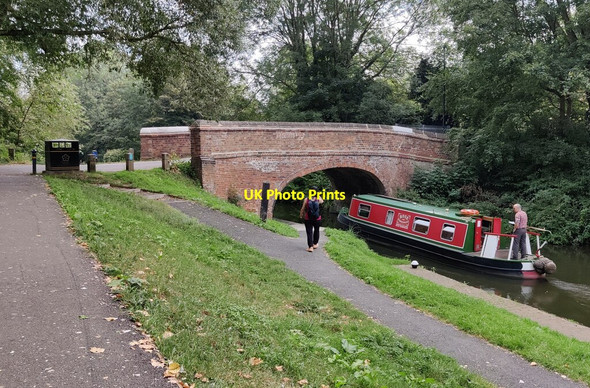Photo 6"x4" Narrowboat at Aylestone Mill Bridge No 108 Aylestone c2021