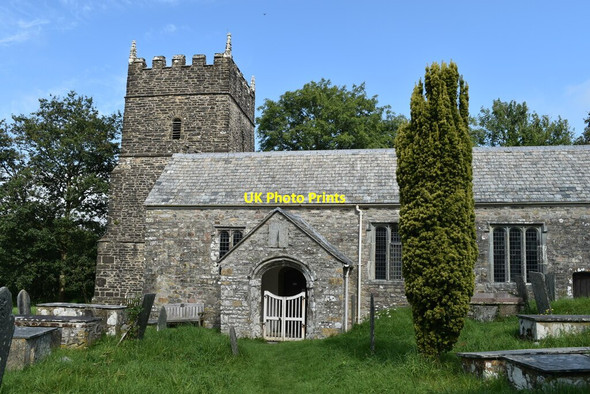 Photo 6"x4" St Petrock's Church, Parracombe Churchtown\/SS6744 c2021