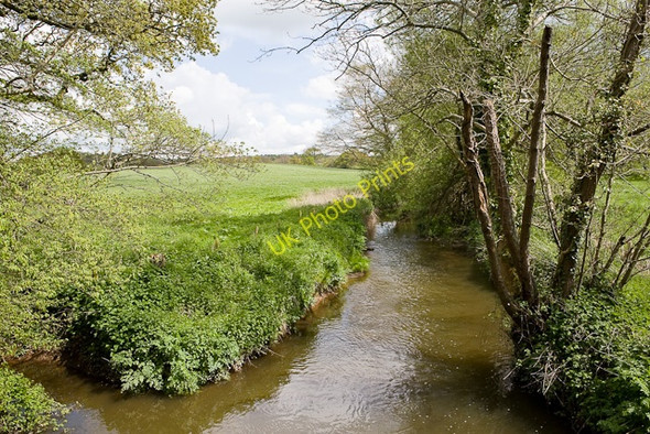 Photo 6"x4" Wallington River approaching Boarhunt Road Boarhunt c2009