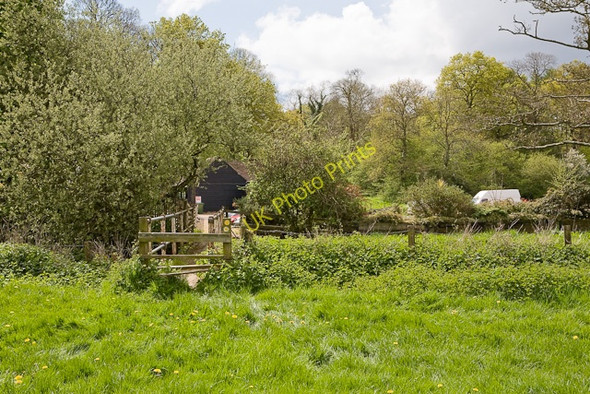 Photo 6"x4" Footbridge to Boarhunt Mill Boarhunt c2009