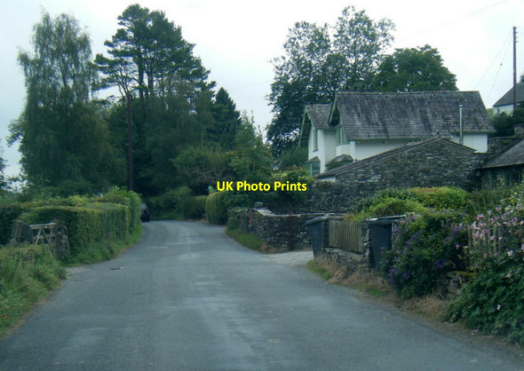 Photo 6"x4" Lane at Fold Gate Roger Ground c2021