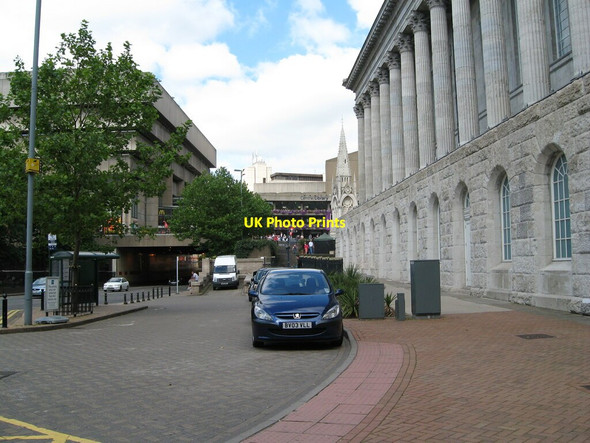 Photo 6"x4" Vanished from view - Birmingham City Centre Lee Bank c2009