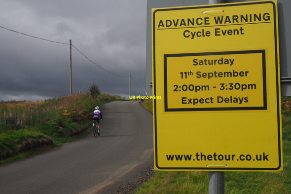 Photo 6"x4" Tour of Britain Stage 7 in East Lothian at Wanside Rig Gamelshiel Castle c2021