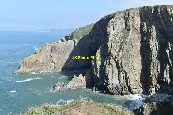 Photo 6"x4" Cliffs at Baggy Point Croyde Bay\/SS4339 c2021