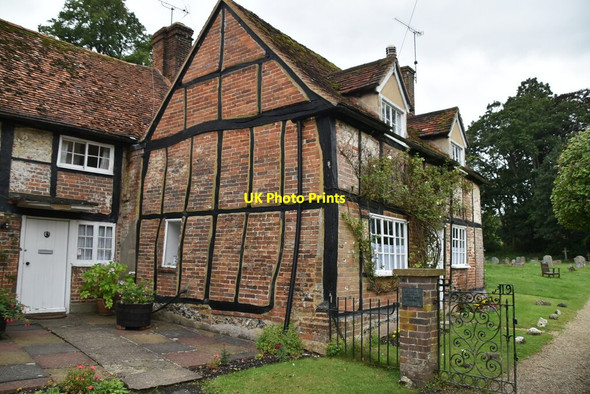 Photo 6"x4" Church Cottage Turville c2020