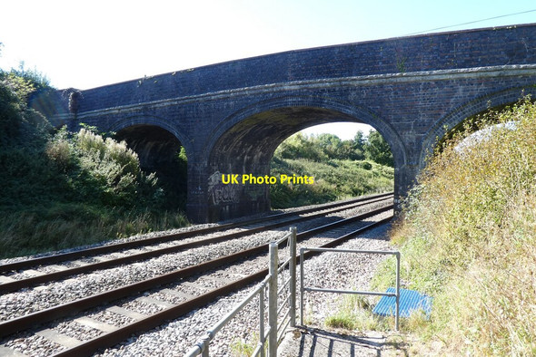 Photo 6"x4" Bridge over the main line, near Wheathill Wheathill\/ST5830 c2021