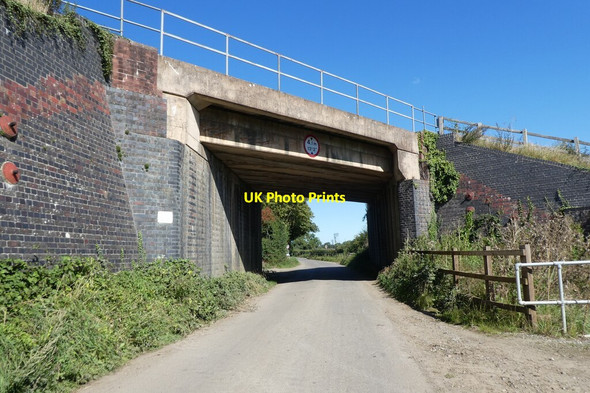 Photo 6"x4" Rail bridge near Lovington Lovington c2021