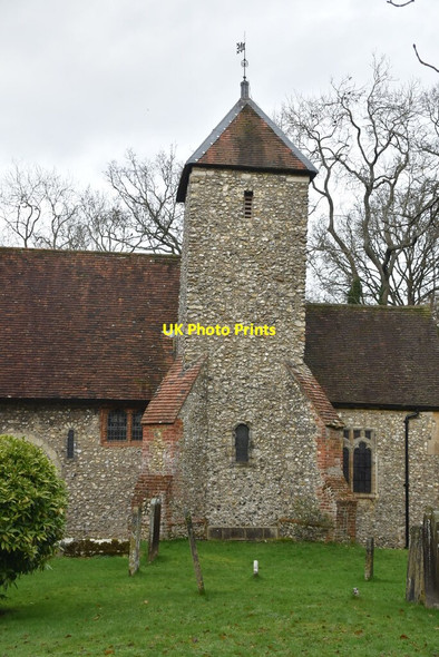 Photo 6"x4" Church of St Edmund West Kingsdown c2020