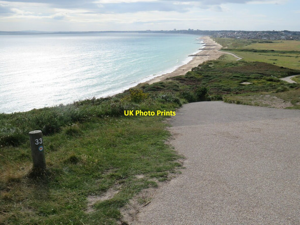 Photo 6"x4" Coastal view at Hengistbury Head Christchurch\/SZ1592 c2021