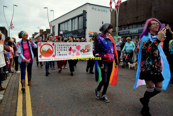 Photo 6"x4" Omagh Pride parade - 18 Omagh c2021