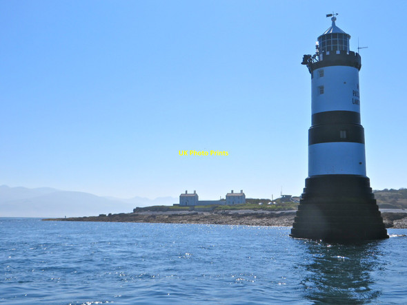 Photo 6"x4" Goleudy Trwyn Du, Ynys M\u00c3\u00b4n Penmon c2017