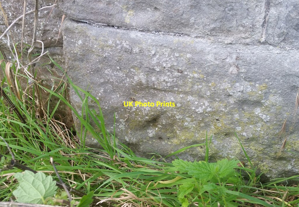Photo 6"x4" Ordnance Survey Cut Mark Clevedon c2021 P7