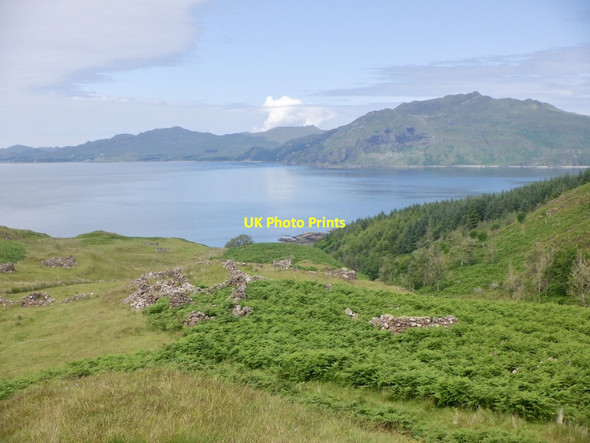 Photo 6"x4" Ruins, Auliston Drimnin\/Na Druimeanan c2021