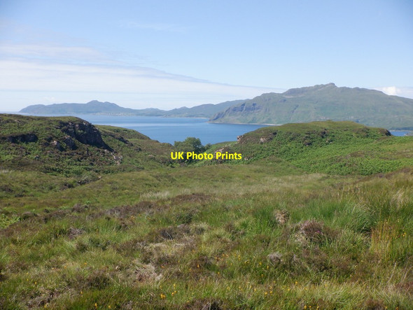 Photo 6"x4" Basalt plateau, Morvern Drimnin\/Na Druimeanan c2021